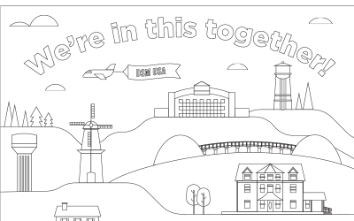 In This Together Coloring Page